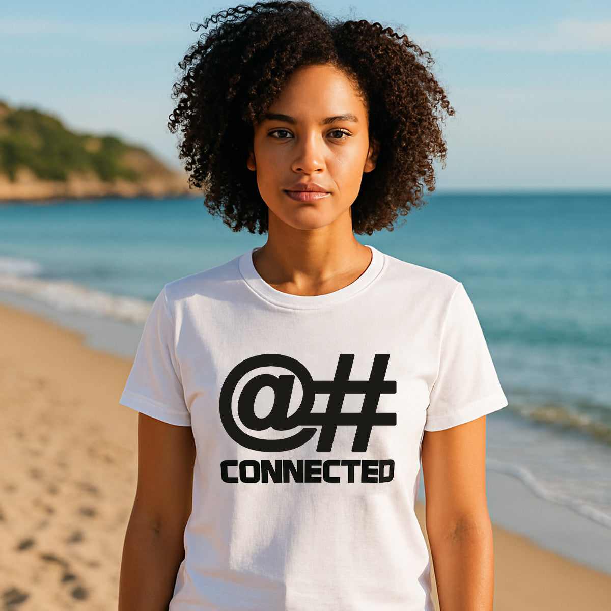 Tee-shirt unisexe blanc 100% coton bio