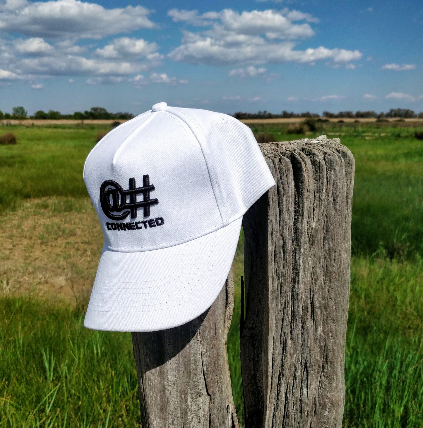 Casquette blanche 100% coton bio
