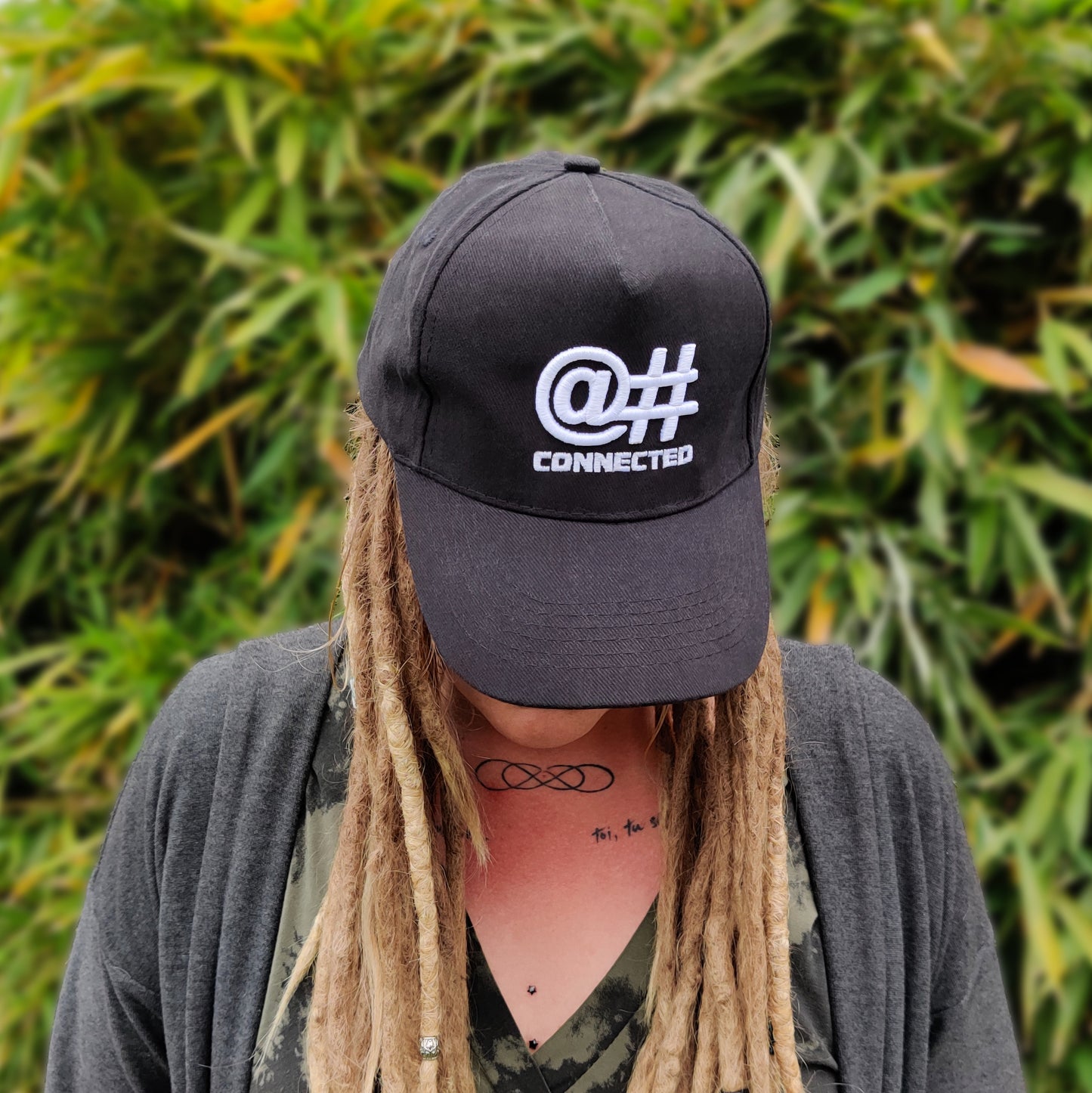 Casquette noire 100% coton bio