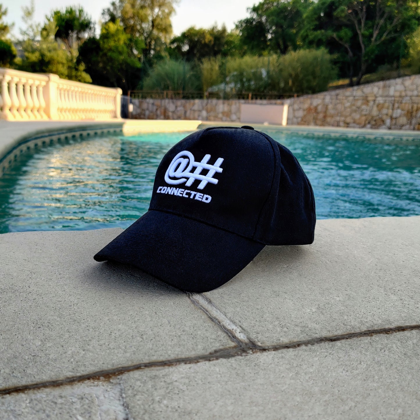 Casquette noire 100% coton bio
